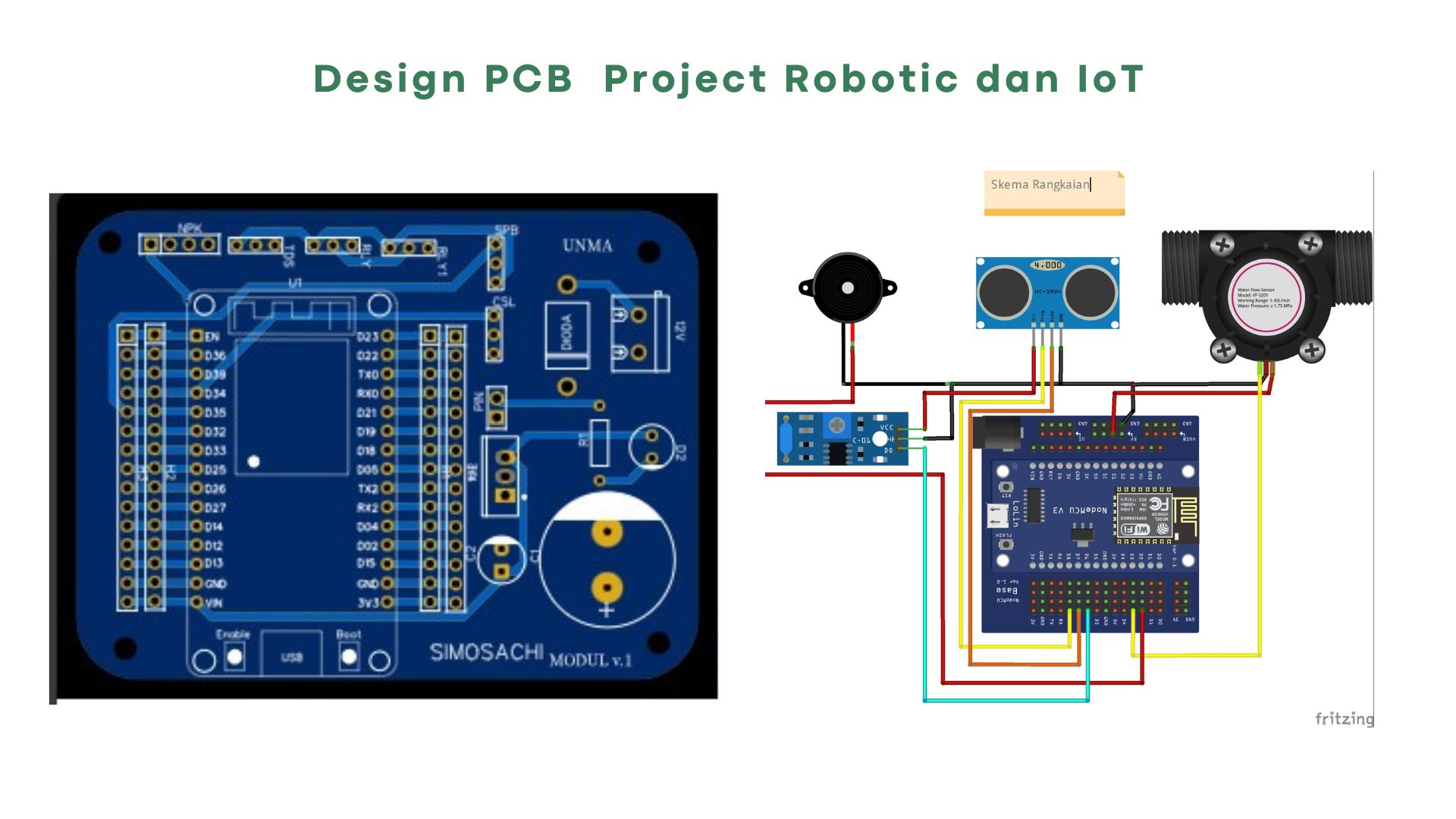 Design PCB Project Robotic and IoT